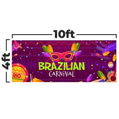 10 x 4 ft - Custom Canvas Now