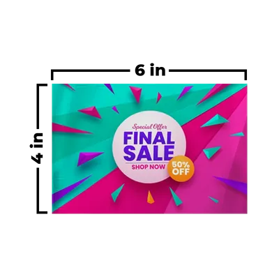 6 x 4 in - Custom Canvas Now