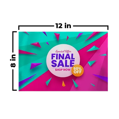 12 x 8 in - Custom Canvas Now