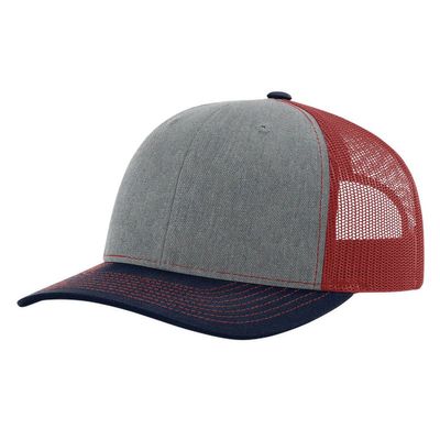 HEATHER GRAY/CARDINAL/NAVY HEATHER GRAY/CARDINAL/NAVY - Custom Canvas Now