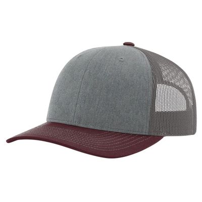HEATHER GRAY/CHARCOAL/MAROON HEATHER GRAY/CHARCOAL/MAROON - Custom Canvas Now