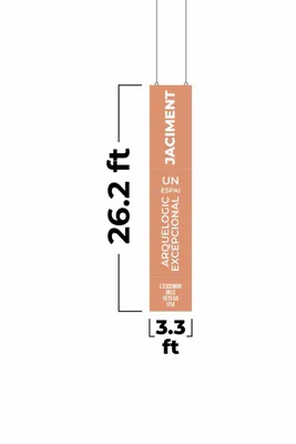 3.3 ft x 26.2 ft - Custom Canvas Now