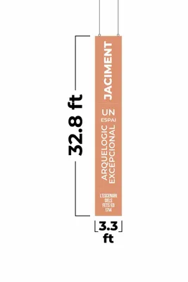 3.3 ft x 32.8 ft - Custom Canvas Now