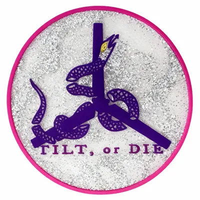 Silver Glitter PVC - Custom Canvas Now