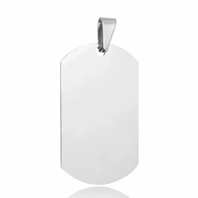 Dog tag: 1 in x 2 in - Custom Canvas Now