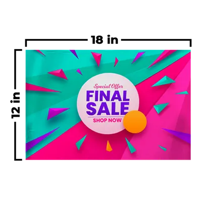 18 x 12 in - Custom Canvas Now