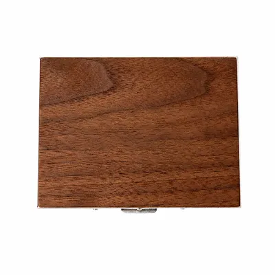 Walnut with Silver Frame - Custom Canvas Now