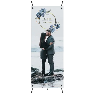 Adjustable X Banner Stands - Custom Canvas Now