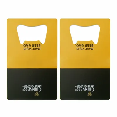 Two-Tone Card Bottle Opener - Custom Canvas Now