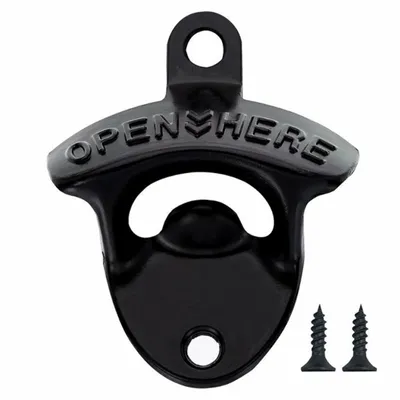 Black Bottle Opener - Custom Canvas Now