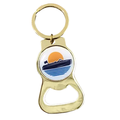 Gold Alloy Bottle Opener - Custom Canvas Now