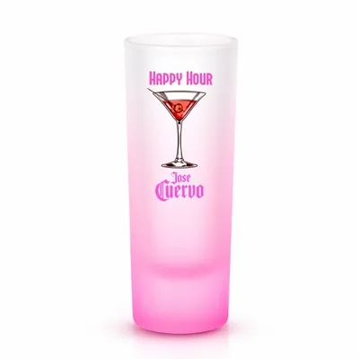 Tall Shot Glass - Colored & Frosted - Custom Canvas Now