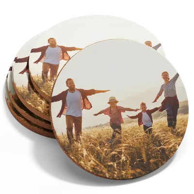 Custom Photo Fiberboard Coasters - Custom Canvas Now
