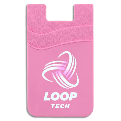 Silicone Phone Wallet Dual Card Holder - Custom Canvas Now