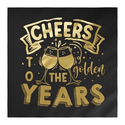 Custom Foil Stamped Beverage Napkin - Custom Canvas Now