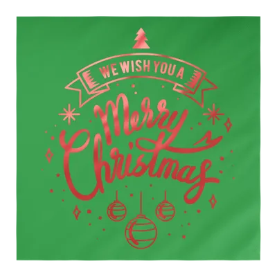 Custom Foil Stamped Luncheon Napkin - Custom Canvas Now