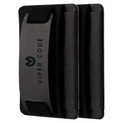 Leather Phone Wallet with Hand Grip - Custom Canvas Now