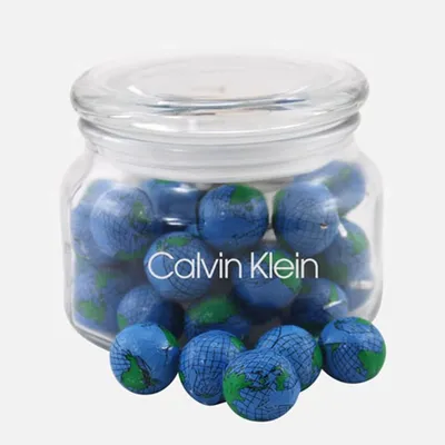 Jar with Chocolate Globes - SG200 - Custom Canvas Now