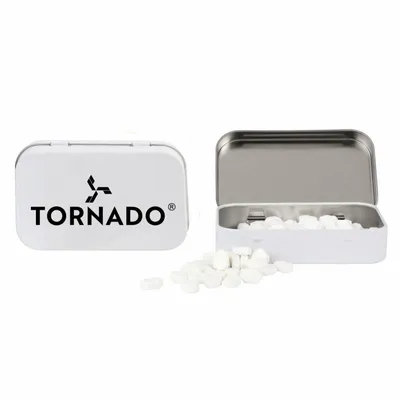 Rectangular Tin with Dollar Sign Shaped Mints - Custom Canvas Now