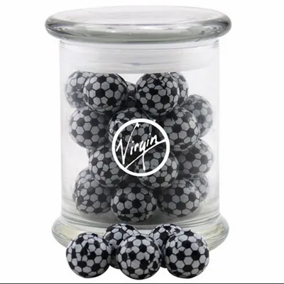 Jar with Chocolate Soccer Balls - SG700 - Custom Canvas Now