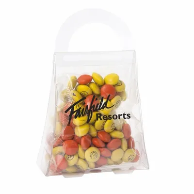 Purse Acetate Box with Imprinted Chocolate Buttons - Custom Canvas Now