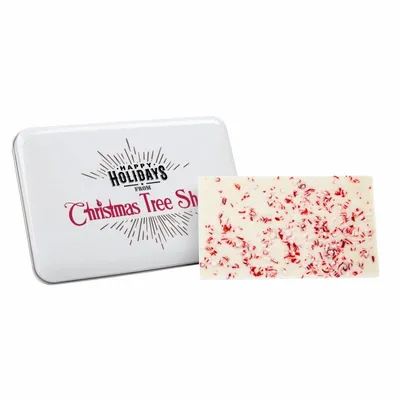 One of a Kind Tin with Peppermint Bark - Custom Canvas Now