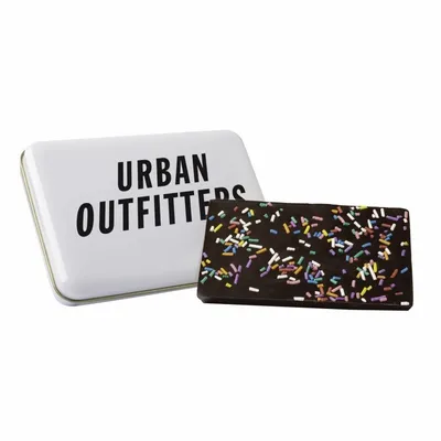 Dark Chocolate & Sprinkle Bark Tin - Custom Canvas Now