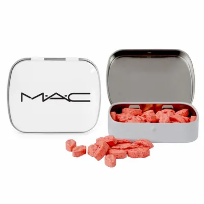 Domed Tin with Lip Shaped Mints - Custom Canvas Now