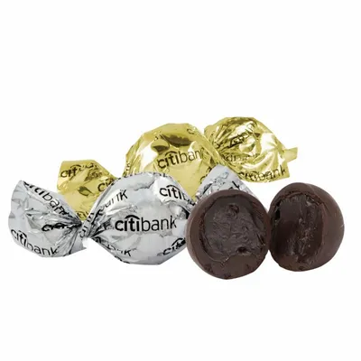 Wrapped Chocolates Twist Wrapped Truffles - Custom Canvas Now