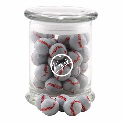 Jar with Chocolate Baseballs - SG700 - Custom Canvas Now