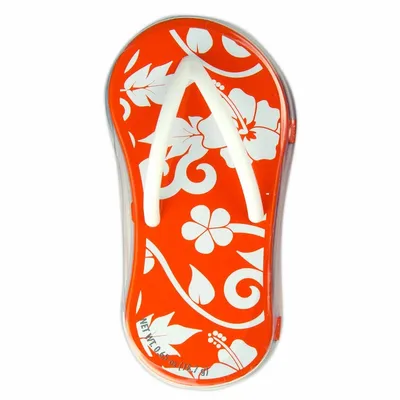 Hibiscus Orange Flip Flop Mint Tin - Custom Canvas Now