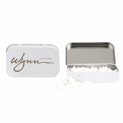 Rectangular Tin with Star Shaped Mints - Custom Canvas Now
