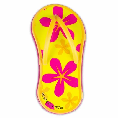 Floral Orange Flip Flop Mint Tin - Custom Canvas Now