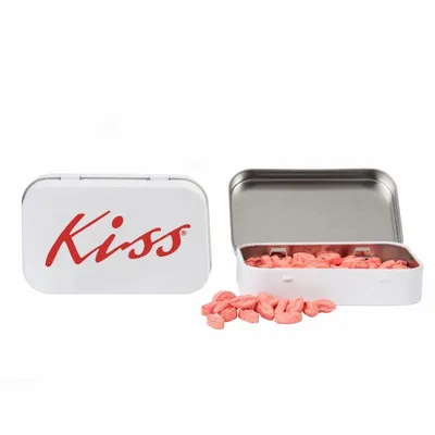 Rectangular Tin with Lip Shaped Mints - Custom Canvas Now