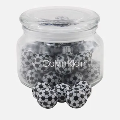 Jar with Chocolate Soccer Balls - SG200 - Custom Canvas Now