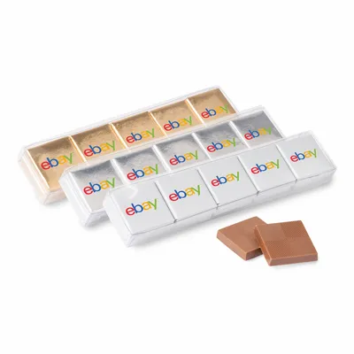 Ten Piece Chocolate Foiled Square Acetate- Full Color - Custom Canvas Now