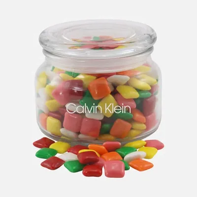 Jar with Mini Chicklets Gum - SG200 - Custom Canvas Now
