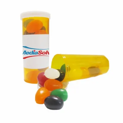 Small Promo Pill Bottles-Jelly Beans - Custom Canvas Now