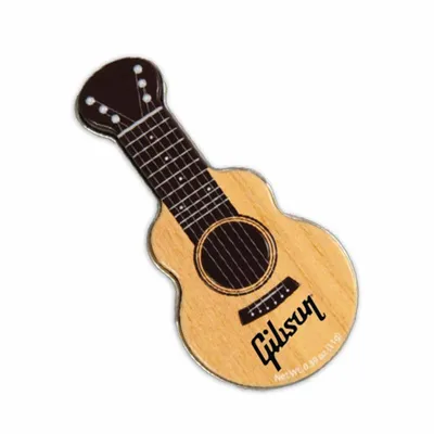 Original Acoustic Guitar Shaped Mint Tin - Custom Canvas Now