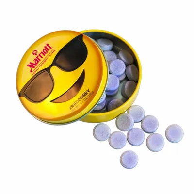 Sunglasses Emojy Tin with Wildberry Mints - Custom Canvas Now