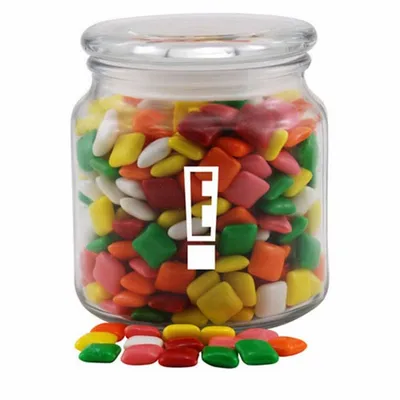 Jar with Mini Chicklets Gum - SG400 - Custom Canvas Now