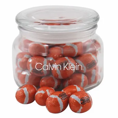 Jar with Chocolate Footballs - SG200 - Custom Canvas Now