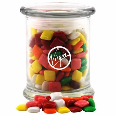 Jar with Mini Chicklets Gum - SG700 - Custom Canvas Now
