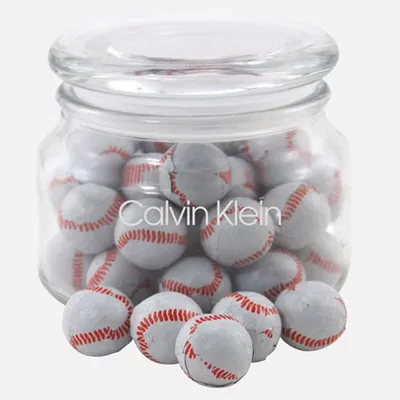 Jar with Chocolate Baseballs - SG200 - Custom Canvas Now