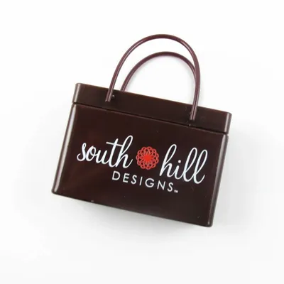 Brown Shopping Bag Tin - Custom Canvas Now
