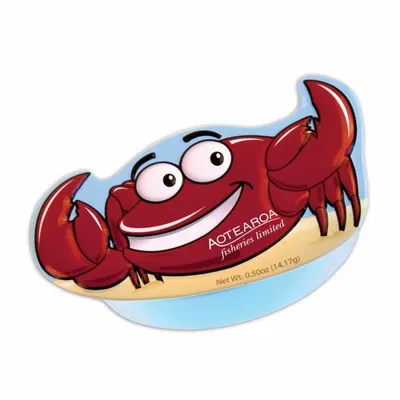 Crab Shaped Mint Tin - Custom Canvas Now