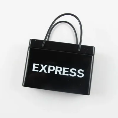 Black Shopping Bag Tin - Custom Canvas Now