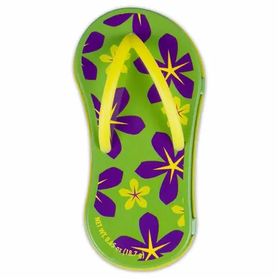 Floral Green Flip Flop Mint Tin - Custom Canvas Now