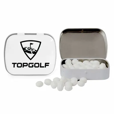 Domed Tin with Golf Ball Shaped Mints - Custom Canvas Now