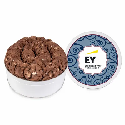 Fresh Beginnings Chocolate Double Chip Cookie Tin (Large) - Custom Canvas Now